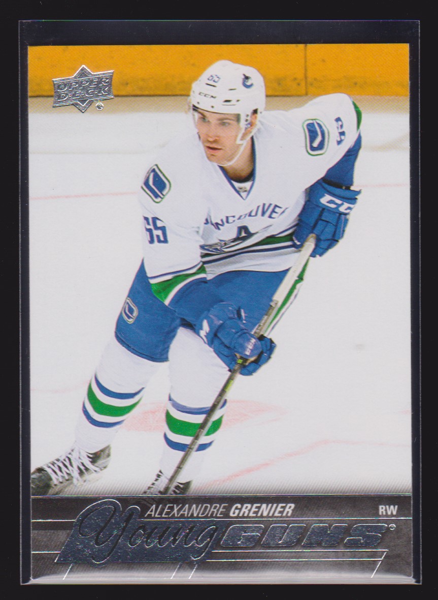 2015-16 Upper Deck #470 Alexandre Grenier YG RC (image for) 2015-16 Upper Deck #470 Alexandre Grenier YG RC